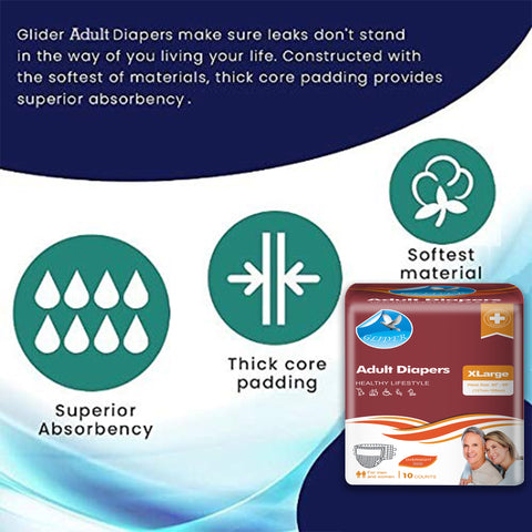 Glider Adult Diaper (Extra Large)