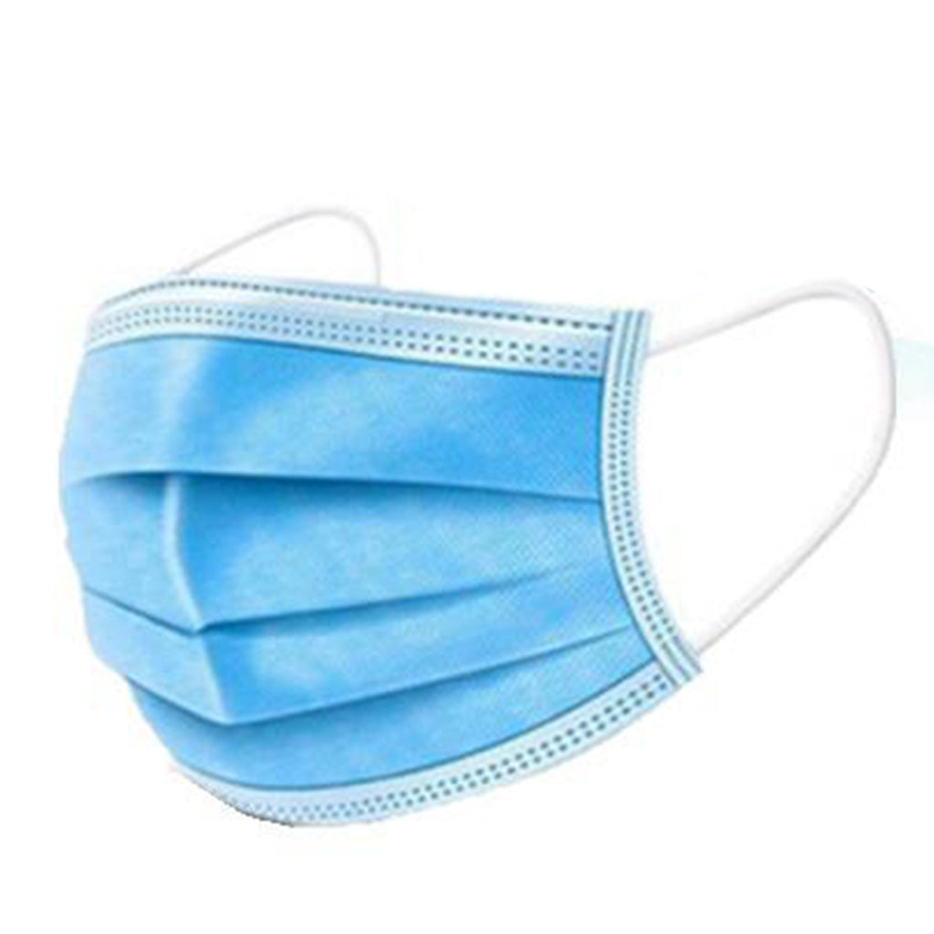 Glider Face Mask with Elastic Ear Loop 3 Ply Breathable and Comfortable for Blocking Dust Air Pollution & Protection (3 BOXES, 150 Masks)