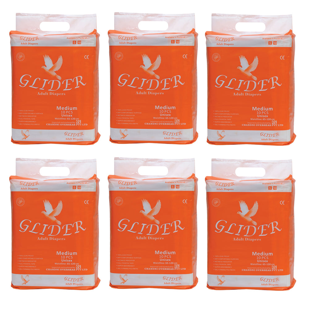 Glider Premium Adult Diaper ( Medium )