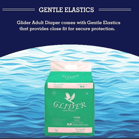 Glider  Premium Adult Diaper (Large)