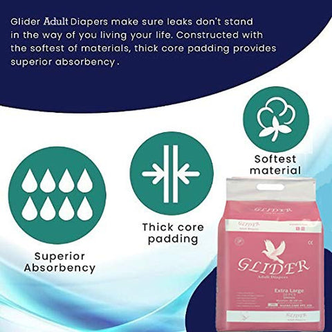 Glider Adult Diaper (Extra Large)