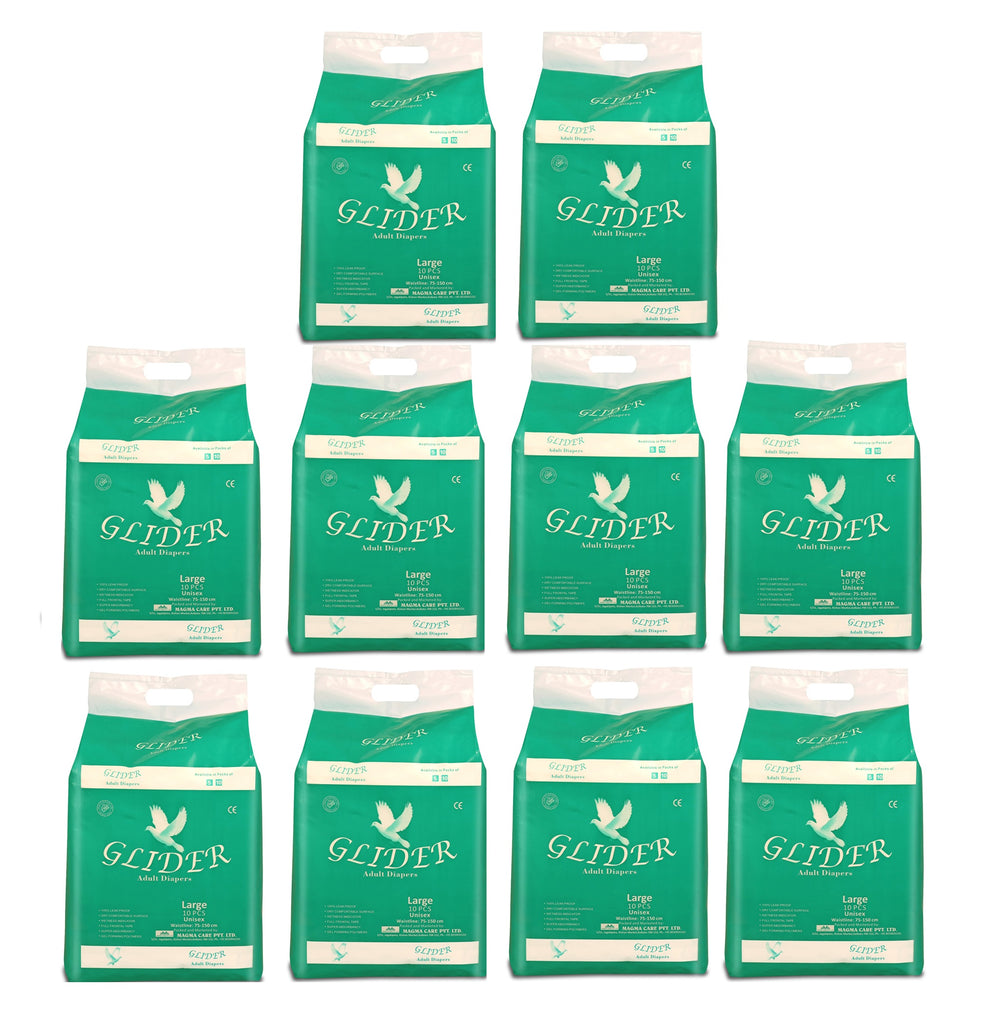 Glider  Premium Adult Diaper (Large)