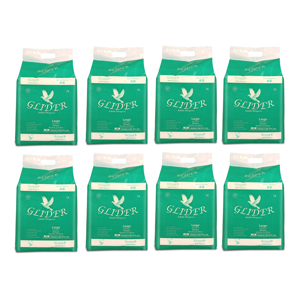 Glider  Premium Adult Diaper (Large)