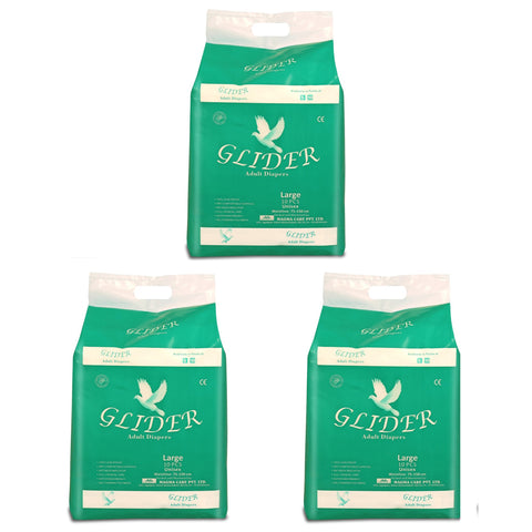 Glider  Premium Adult Diaper (Large)