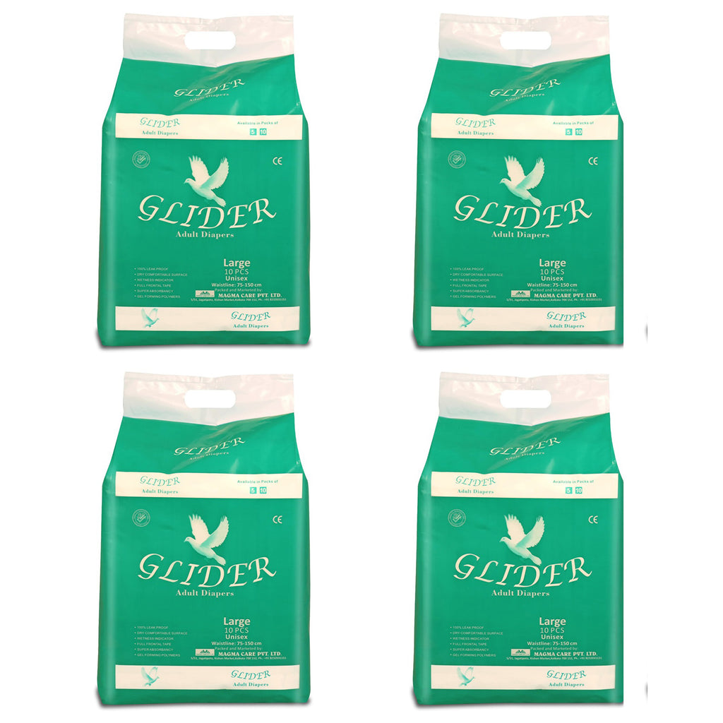 Glider  Premium Adult Diaper (Large)