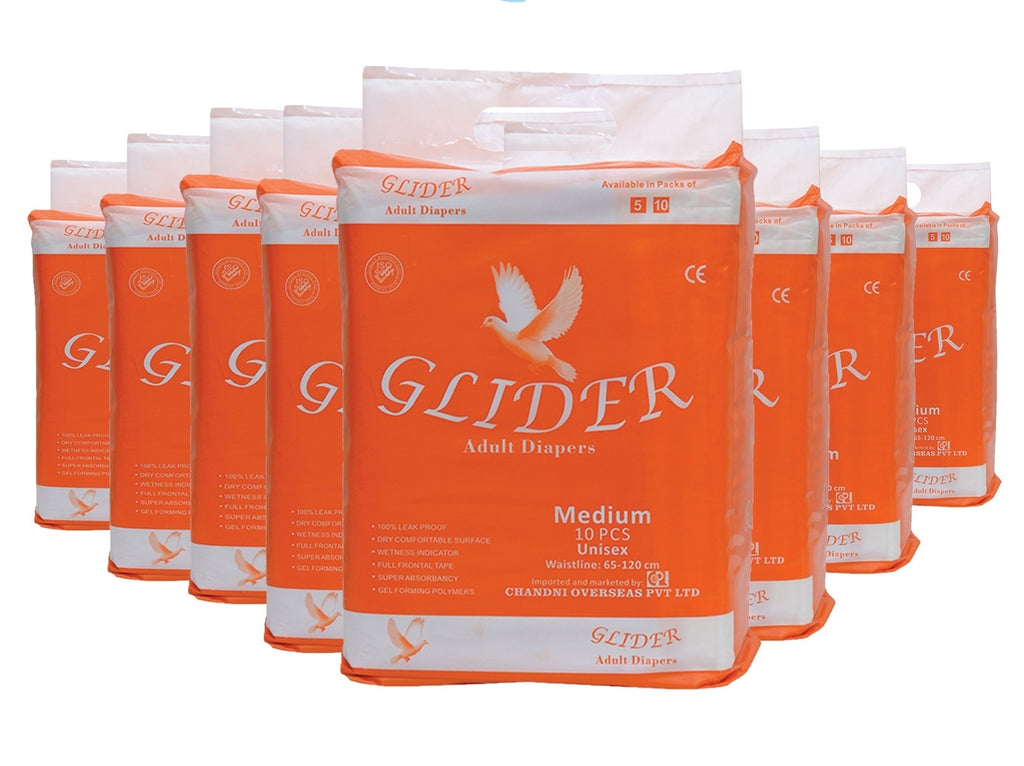 Glider Premium Adult Diaper ( Medium )