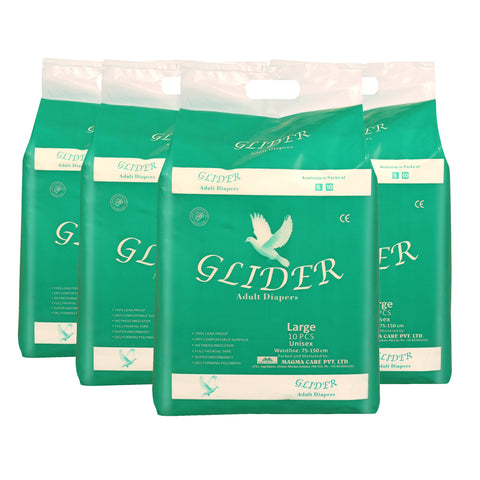 Glider  Premium Adult Diaper (Large)