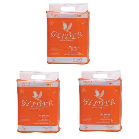 Glider Premium Adult Diaper ( Medium )
