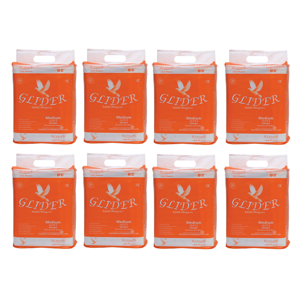 Glider Premium Adult Diaper ( Medium )