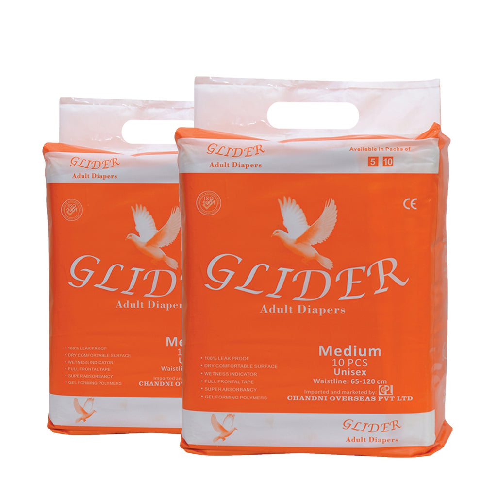 Glider Premium Adult Diaper ( Medium )