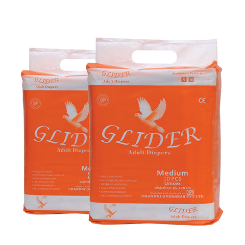 Glider Premium Adult Diaper ( Medium )