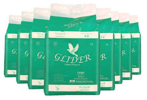 Glider  Premium Adult Diaper (Large)