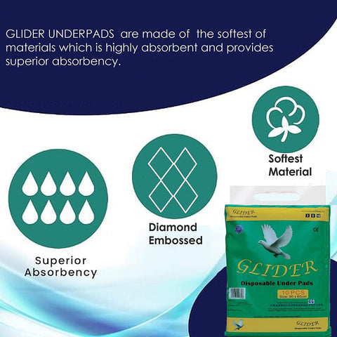 Glider Premium Underpads (Large)